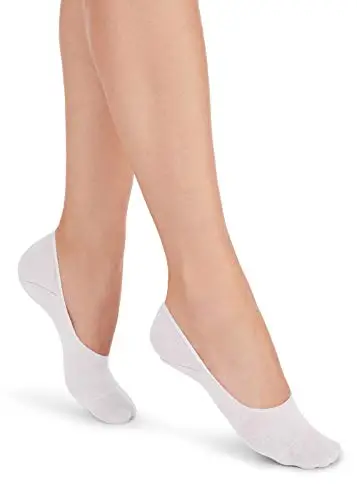 Golden Lady Salvapiede Cotton 6 paia Calzini antiscivolo, Donna, Bianco (Bianco 098A), 35/38