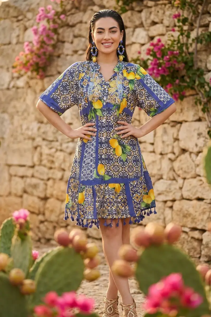 ABITO CAMICIA CON NAPPE | Colore Costiera |