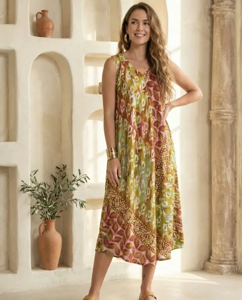 ABITO LUNGO SVASATO | Colore Citrigno |