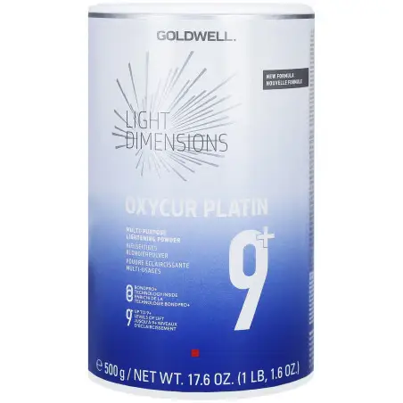Light Dimensions Oxycur Platin 9+ decolorante per capelli senza polvere 500 gr