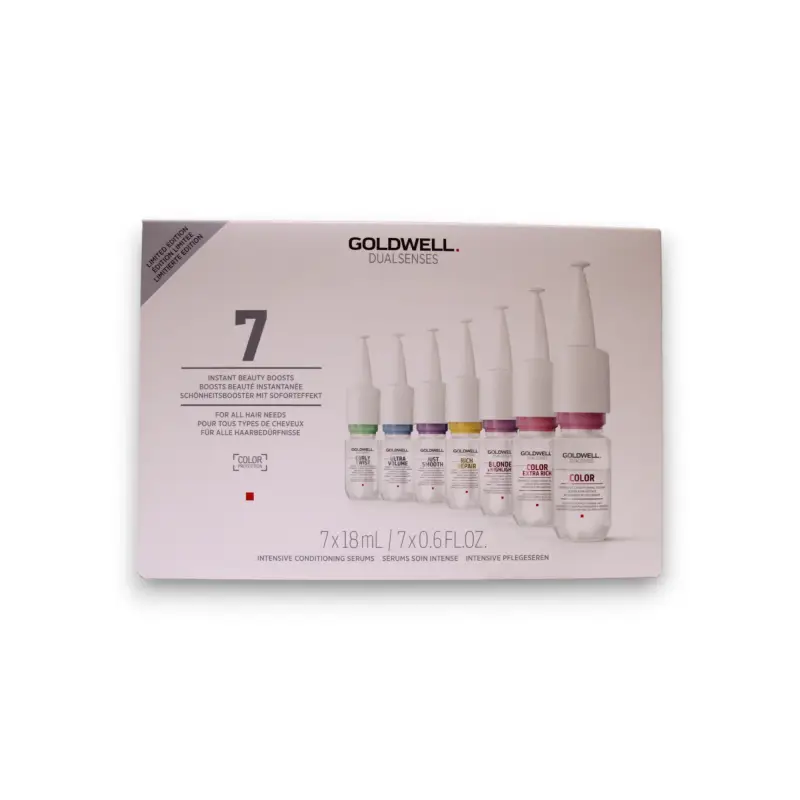 Set Goldwell Dualsenses Instant Beauty Siero per capelli Boosts per idratazione 7 pezzi 18 ml
