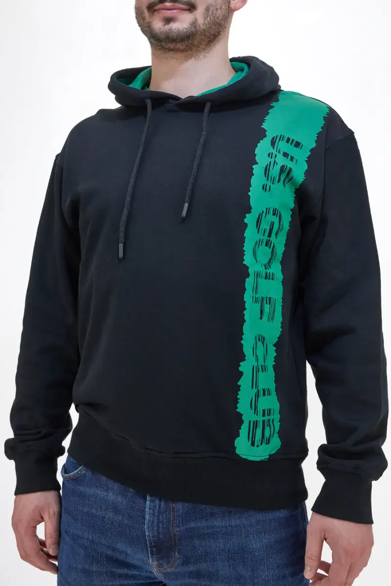 Felpa con Cappuccio Us Golf Club 1228 Nera [NERO]