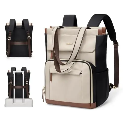 GOLF QUALITY Zaino Donna Zaino per PC Portatile 16 Pollici Zaino Porta PC, Zaino da Lavoro, Zaino per Laptop, Computer,