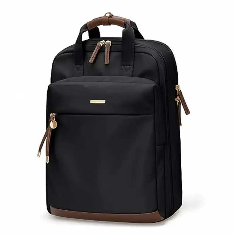 GOLF QUALITY Zaino Porta PC, Zaino Donna per Computer da 15.6 Pollici Notebook, Laptop Backpack Impermeabile da Uomo