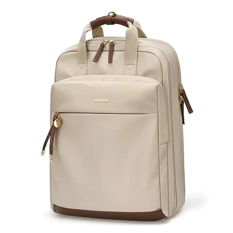 GOLF QUALITY Zaino Porta PC, Zaino Donna per Computer da 15.6 Pollici Notebook, Laptop Backpack Impermeabile da Uomo