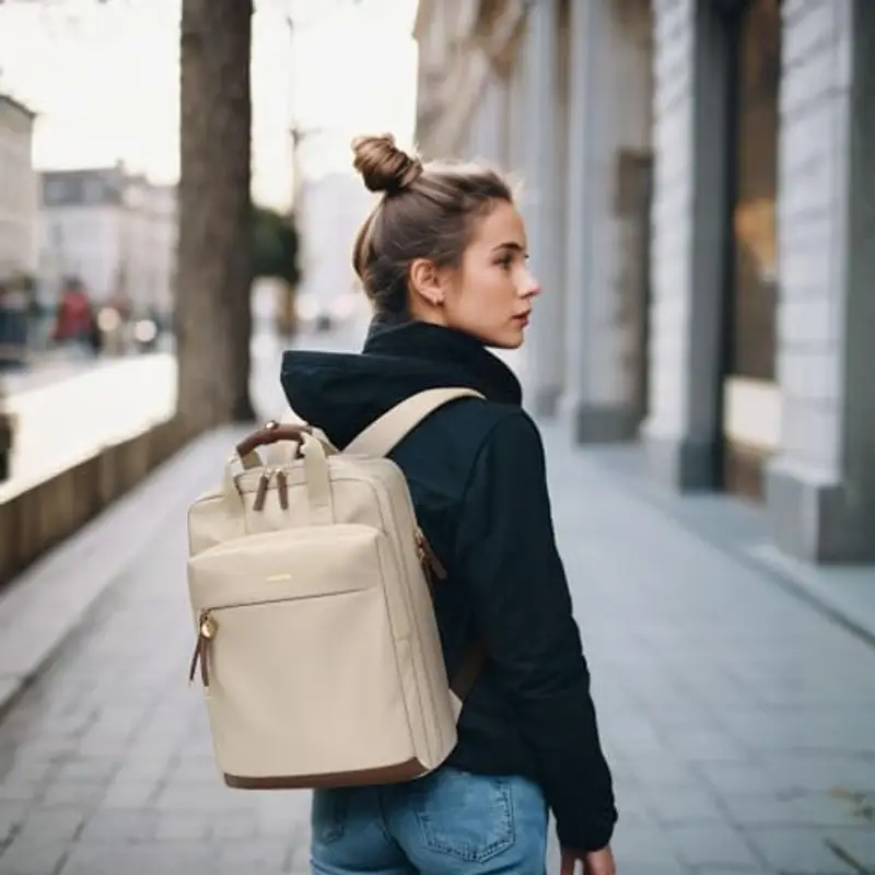 GOLF QUALITY Zaino Porta PC, Zaino Donna per Computer da 15.6 Pollici Notebook, Laptop Backpack Impermeabile da Uomo miniatura 2