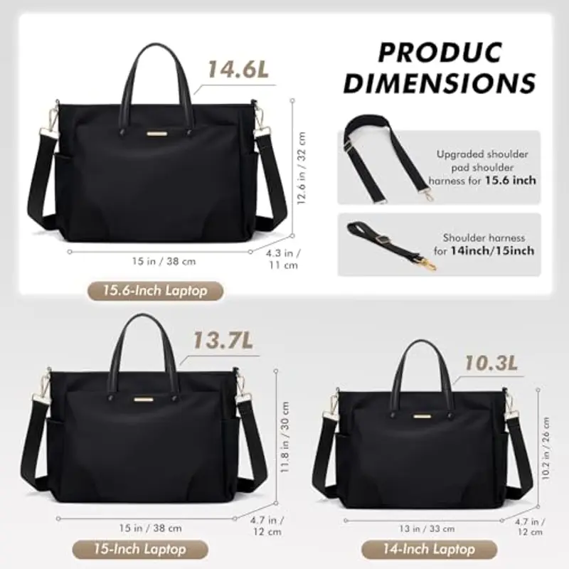 GOLF SUPAGS Borsa a tracolla Donna Nero 2339202 miniatura 2