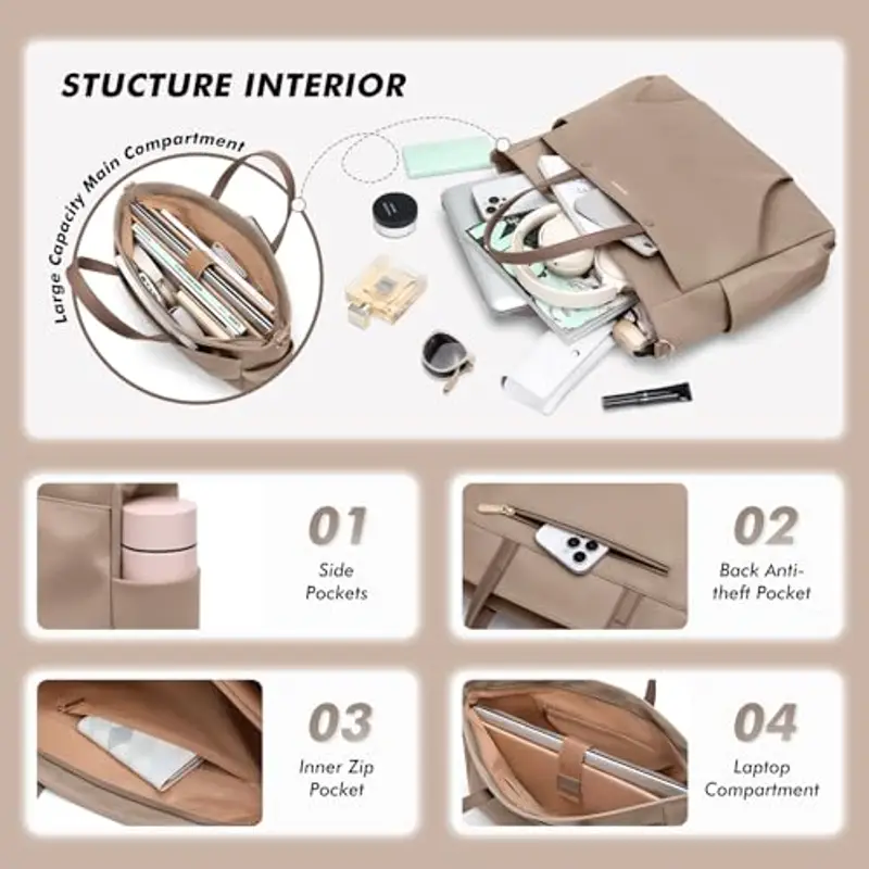 GOLF SUPAGS Borsa a tracolla Donna Beige 2149855 miniatura 3