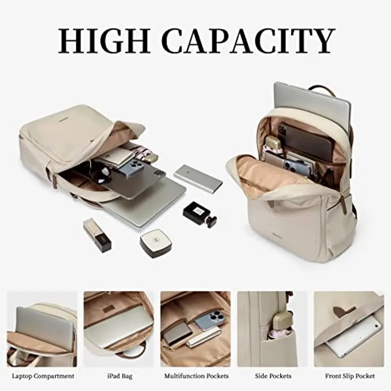 GOLF SUPAGS Zaino Donna Porta PC 16 Portatili, Grande Laptop Università con Separata Tasca, per Uomo, Computer, Viaggi miniatura 3