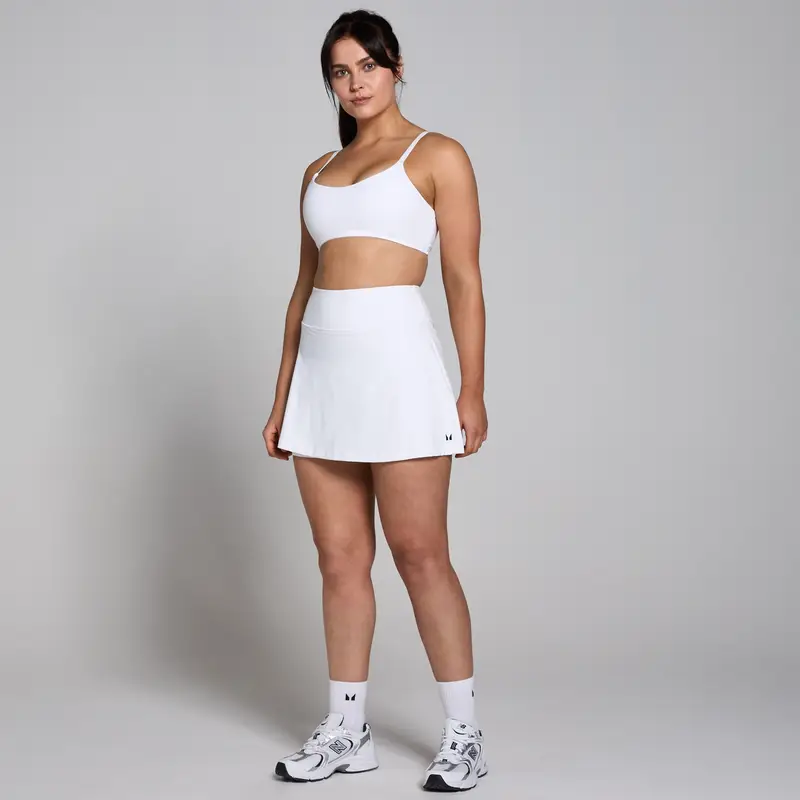 Gonna con pantaloncino MP Tempo da donna - Bianca - XS miniatura 2