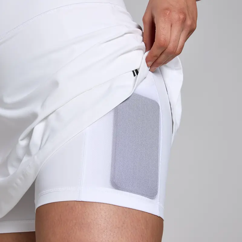 Gonna con pantaloncino MP Tempo da donna - Bianca - XS miniatura 3