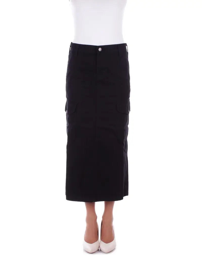 Gonna Donna DICKIES Nero Duck canvas cargo skirt