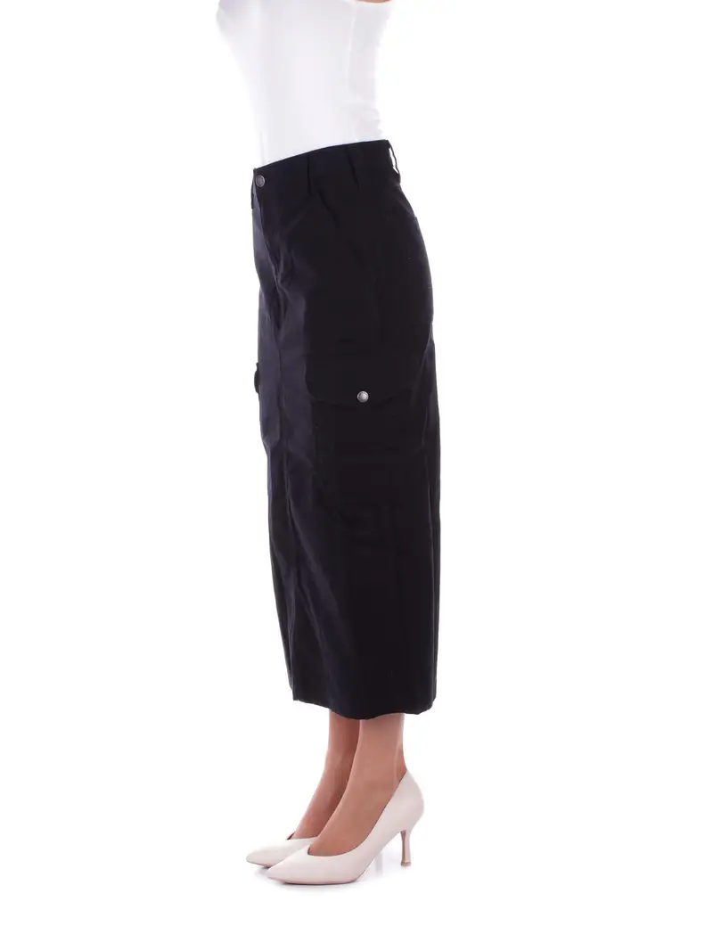 Gonna Donna DICKIES Nero Duck canvas cargo skirt miniatura 2