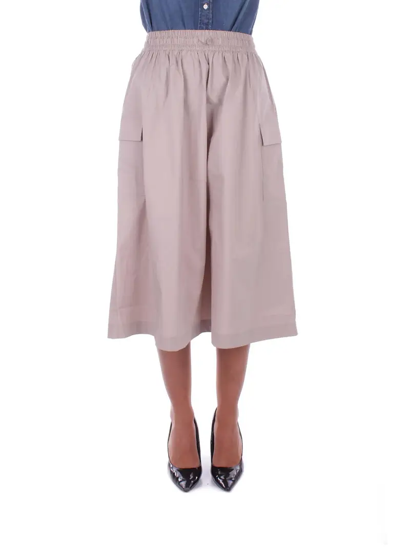Gonna Donna NEW BALANCE Beige Midi cargo skirt