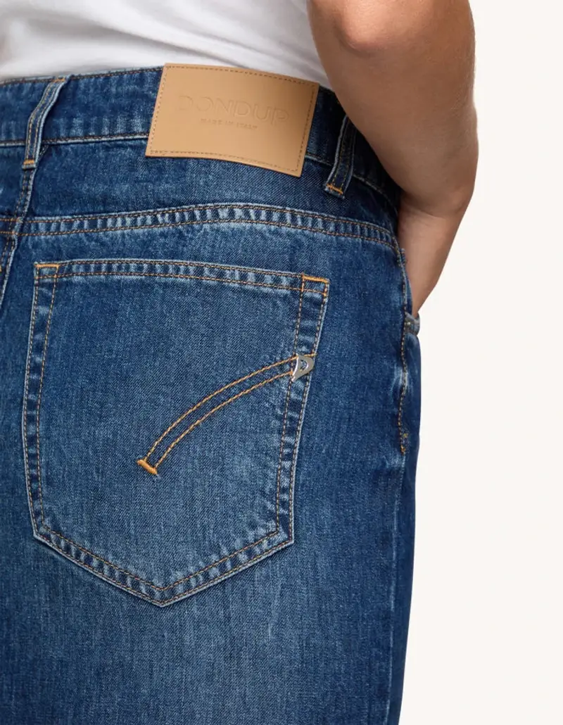 Gonna lunga con spacco sul retro miniatura 3