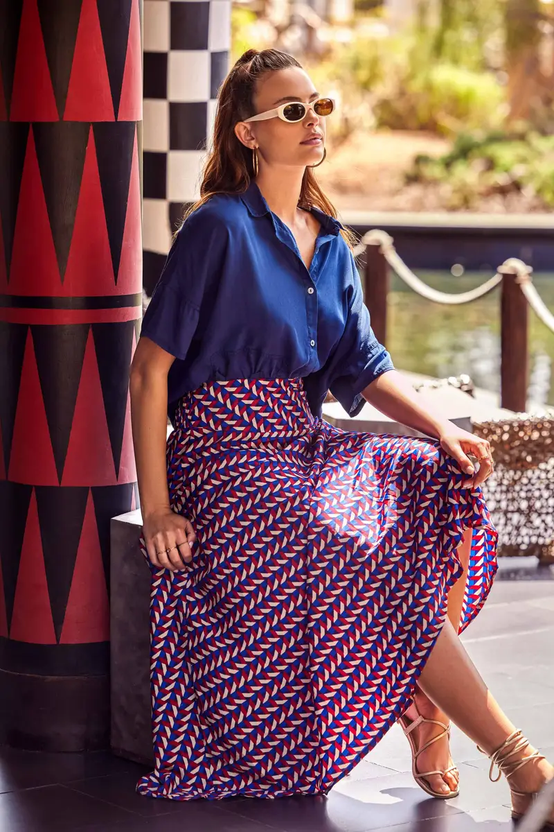 GONNA LUNGA SERENA | Colore: Multi | Taglia: L