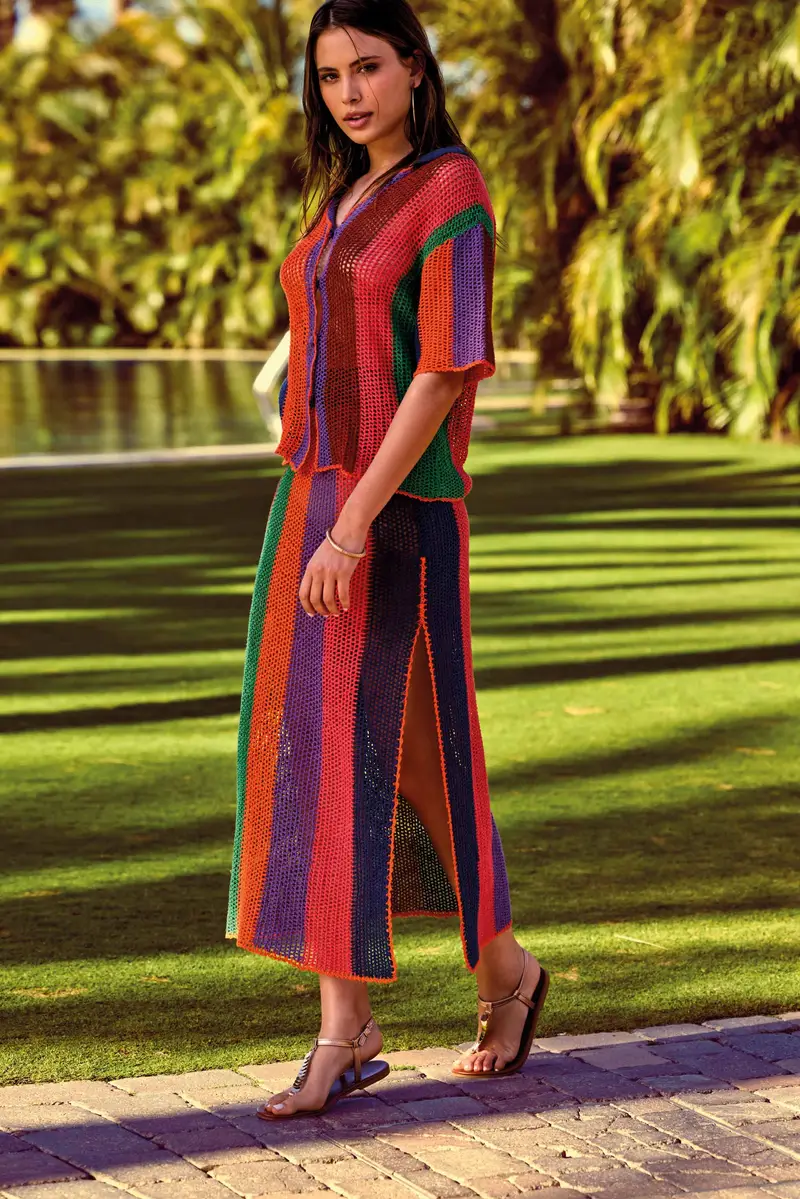 GONNA LUNGA UNCINETTO SILVIA | Colore: Multi | Taglia: M