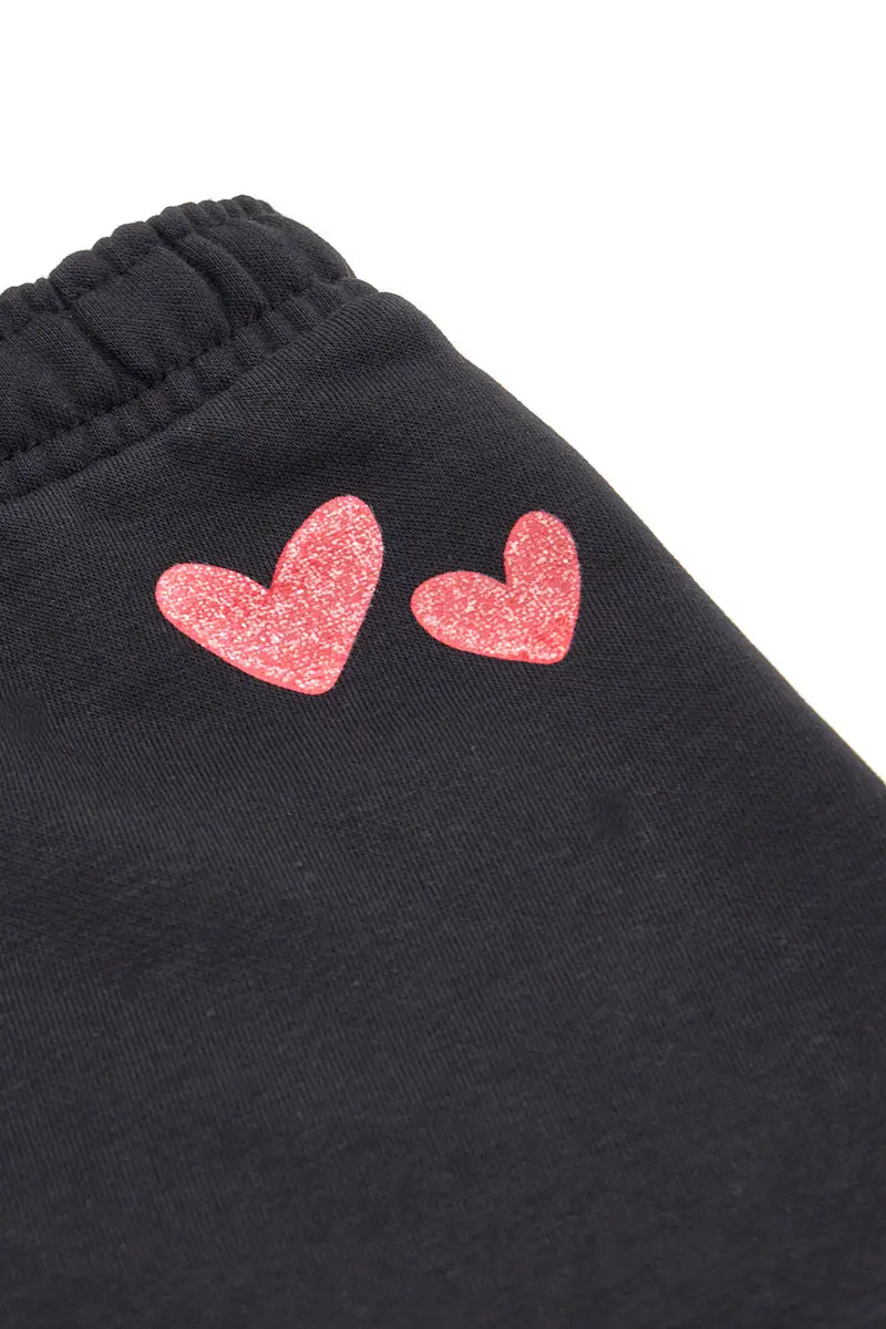 Gonna nera con cuori rossi PITT KIDS 6007 miniatura 3