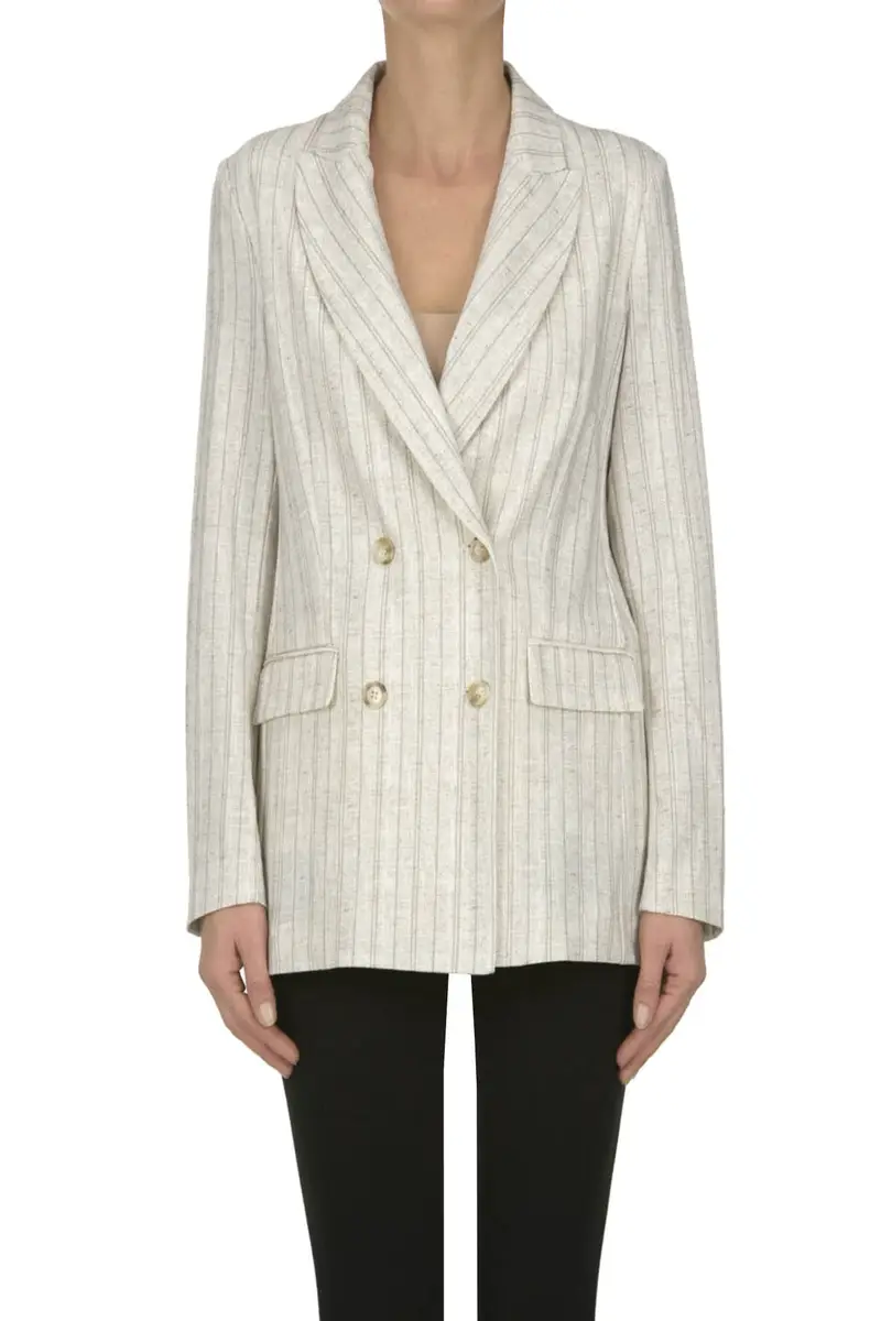 Blazer doppiopetto gessato