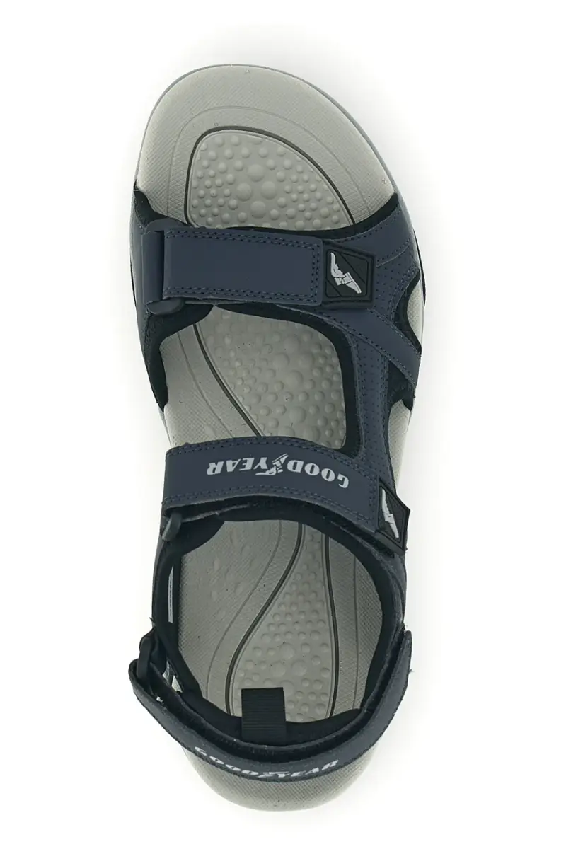 Sandali blu con chiusure regolabili Goodyear GY31048 [BLUE] miniatura 3