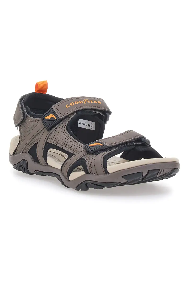 Sandali Sportivi Marroni con Velcro GOODYEAR GY31048 [MARRONE] miniatura 2