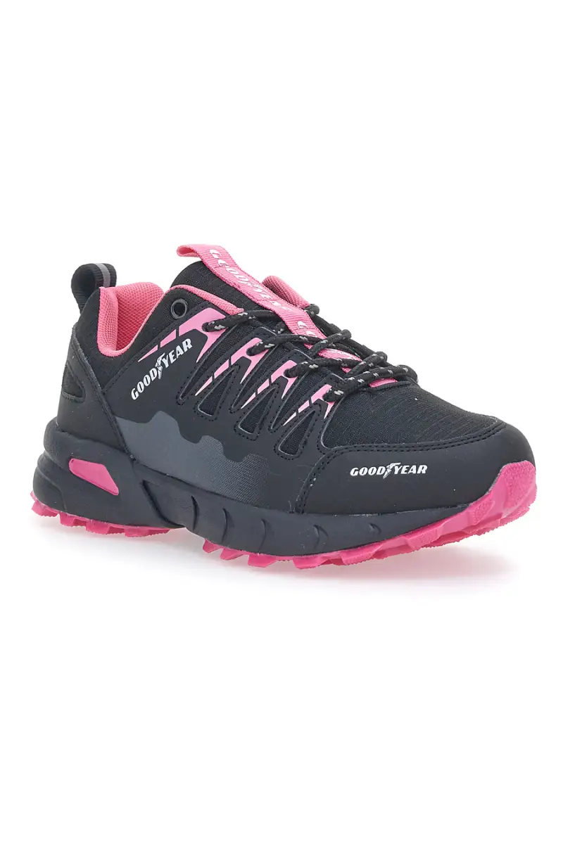Scarpe da Trekking Goodyear 12017 Nere e Rosa [NERO miniatura 2