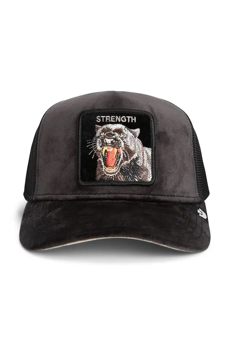 cappello da baseball in velluto Velour Panther colore nero 101-2351 miniatura 2