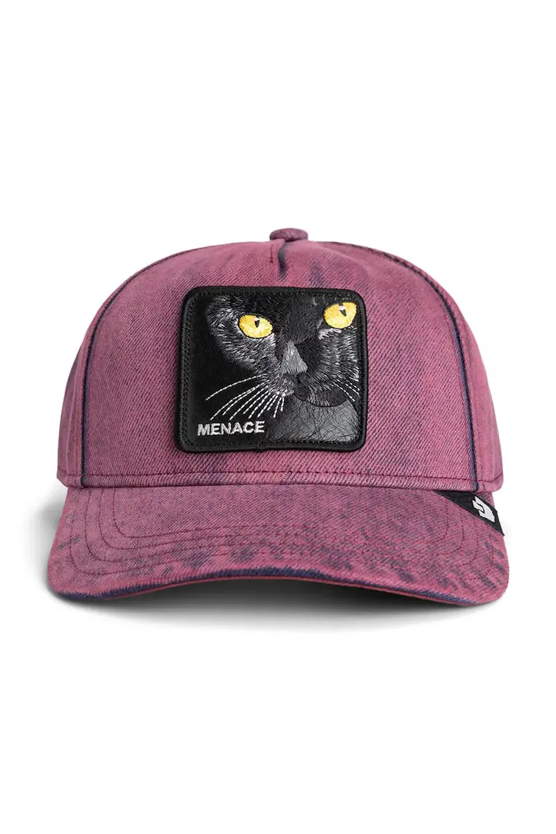 cappelo con visiera jeans Rail Bird colore rosa 101-2267 miniatura 2