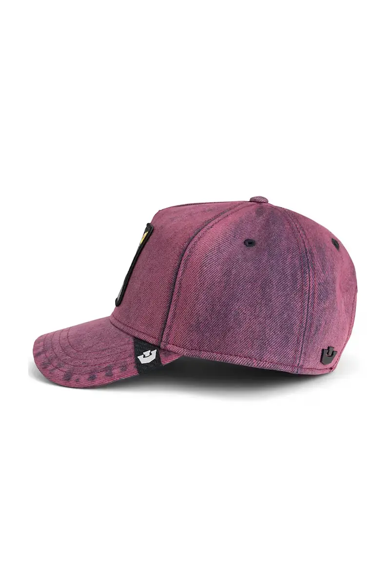 cappelo con visiera jeans Rail Bird colore rosa 101-2267 miniatura 3