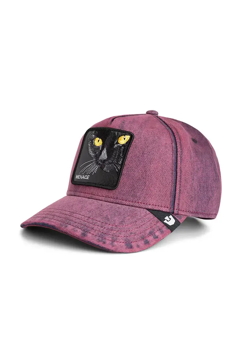 cappelo con visiera jeans Rail Bird colore rosa 101-2267