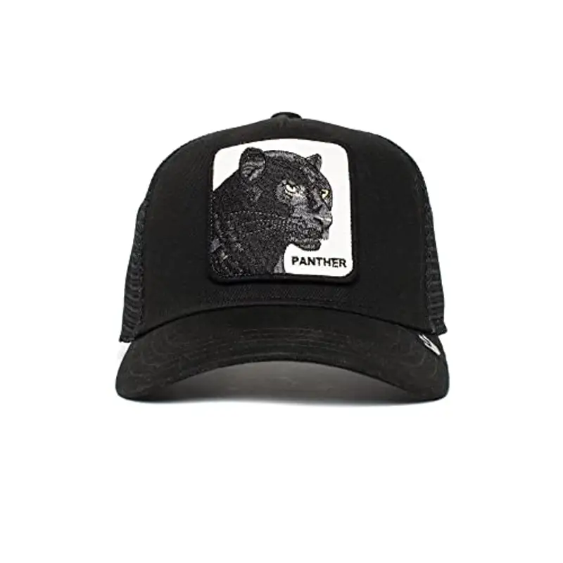 Goorin Bros., The Farm, Cappellino Trucker Unisex, Regolabile, Nero, Motivo Pantera (The Panther), Taglia Unica, Taglia Unica miniatura 2