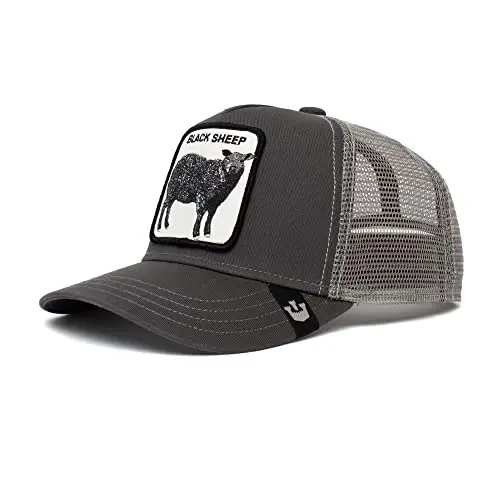 Goorin Bros., The Farm, cappello trucker unisex per bambini, grigio (motivo Sheepie), taglia unica, Taglia unica