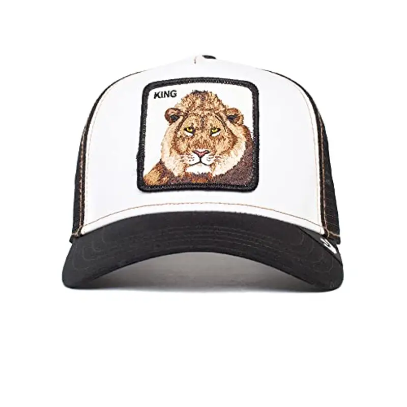 Goorin Bros. The Farm Unisex Original Adjustable Snapback Trucker Hat Cappellino da Baseball, Leone re Nero, Taglia Unica Uomo miniatura 2