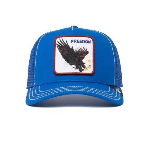 Goorin Bros. The Freedom Eagle Adler Blue A-Frame Adjustable Trucker cap - One miniatura 2