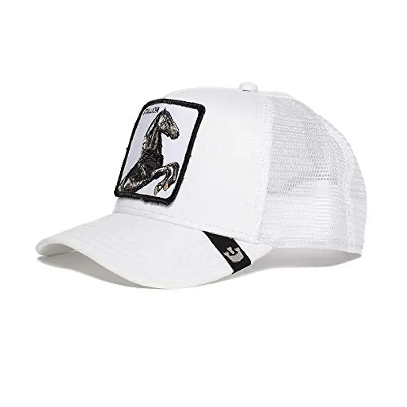 Goorin Bros. The Stallion Hengst White A-Frame Adjustable Trucker Cap - One-Size