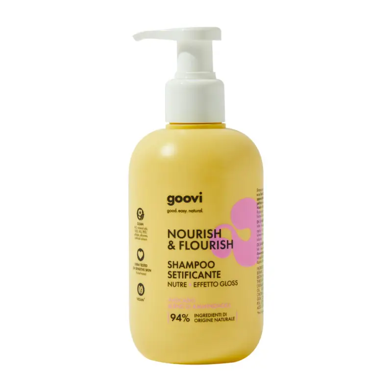 Cura dei Capelli NOURISH & FLOURISH Shampoo Setificante - Capelli secchi