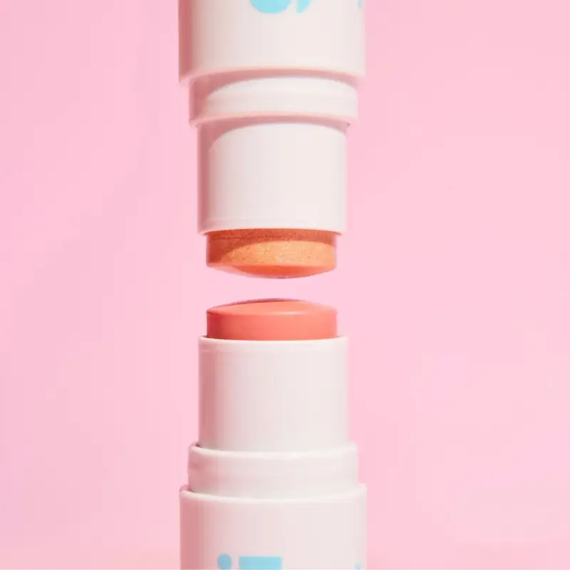 Incarnato Blush & Highlighter Stick Duo CHEEKS A MATCH! 01 Pastel Bonne Mine - Blush, Illuminante viso miniatura 2