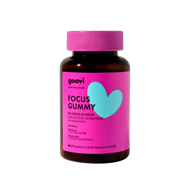 Integratori Alimentari FOCUS GUMMY De-stress & Focus - Integratori concentrazione e memoria,Integratore per il sonno e lo stress