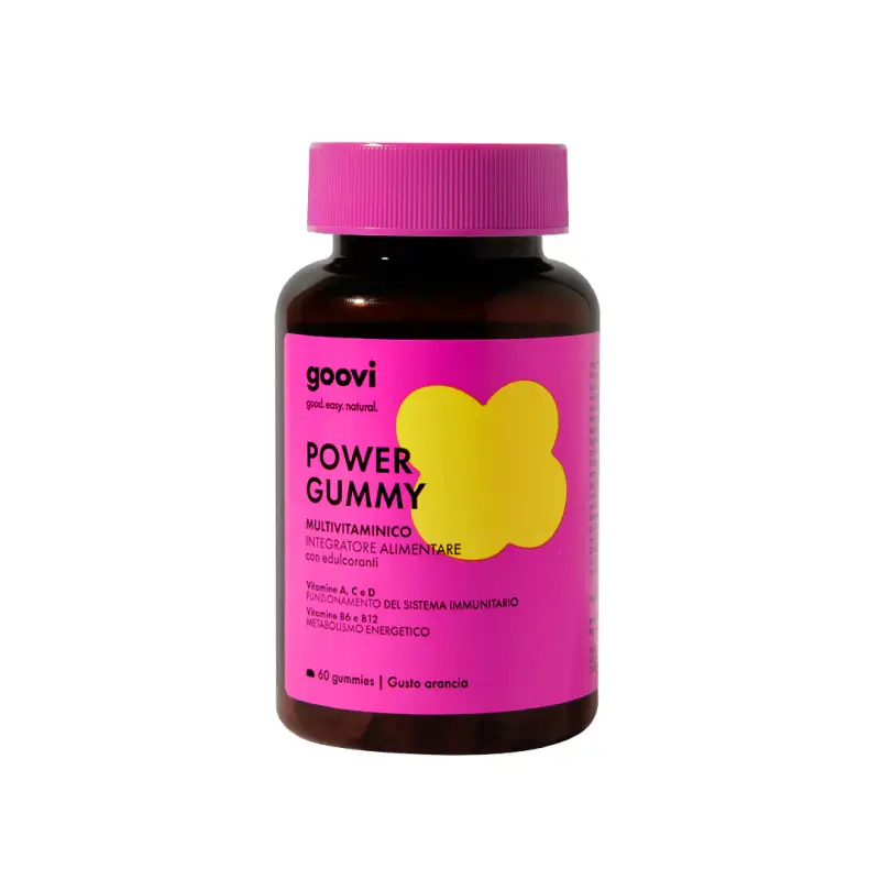 Integratori Alimentari POWER GUMMY Multivitaminico - Integratore energia,Integratore vitamine e sali minerali
