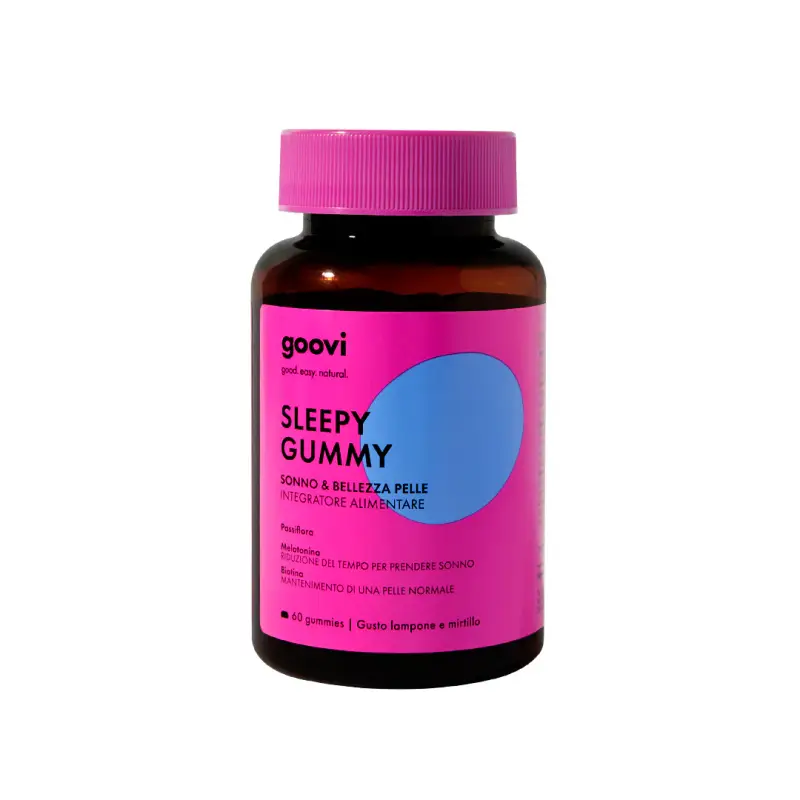 Integratori Alimentari SLEEPY GUMMY Sonno & Bellezza Pelle - Integratore per il sonno e lo stress,Integratori corpo