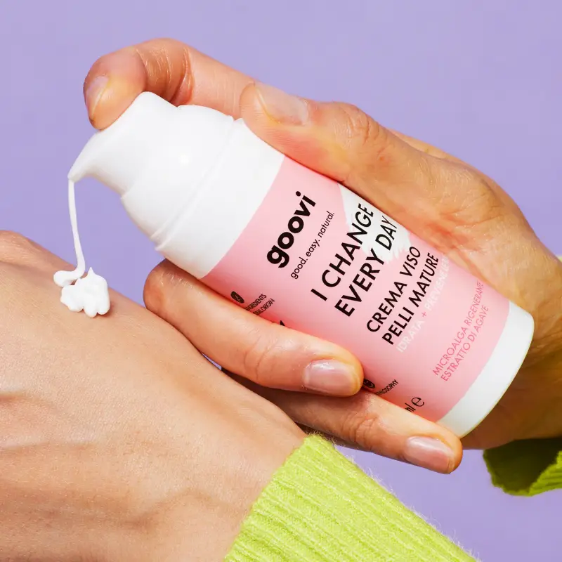 Viso Crema Viso Pelli Mature I CHANGE EVERYDAY - Trattamento antietà pelli mature, Crema antirughe, Primer viso miniatura 2