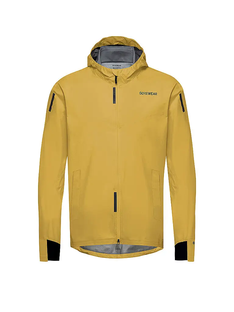 Giacca da running da uomo Concurve Gore-Tex senape | XL