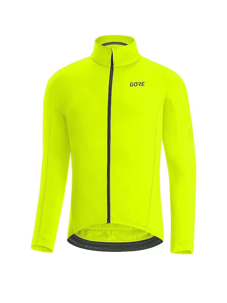Maglia da ciclismo termica da uomo C3 Thermo FZ giallo | M