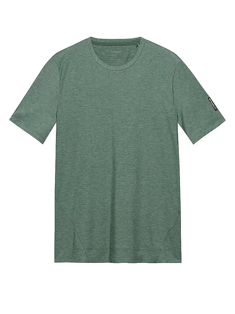 Maglietta da running da uomo verde scuro | S