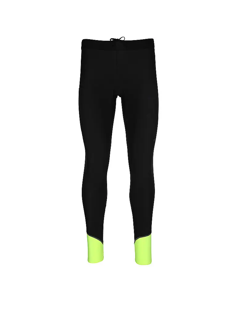 Tight da running termici da uomo Concurve 2 0 giallo | S