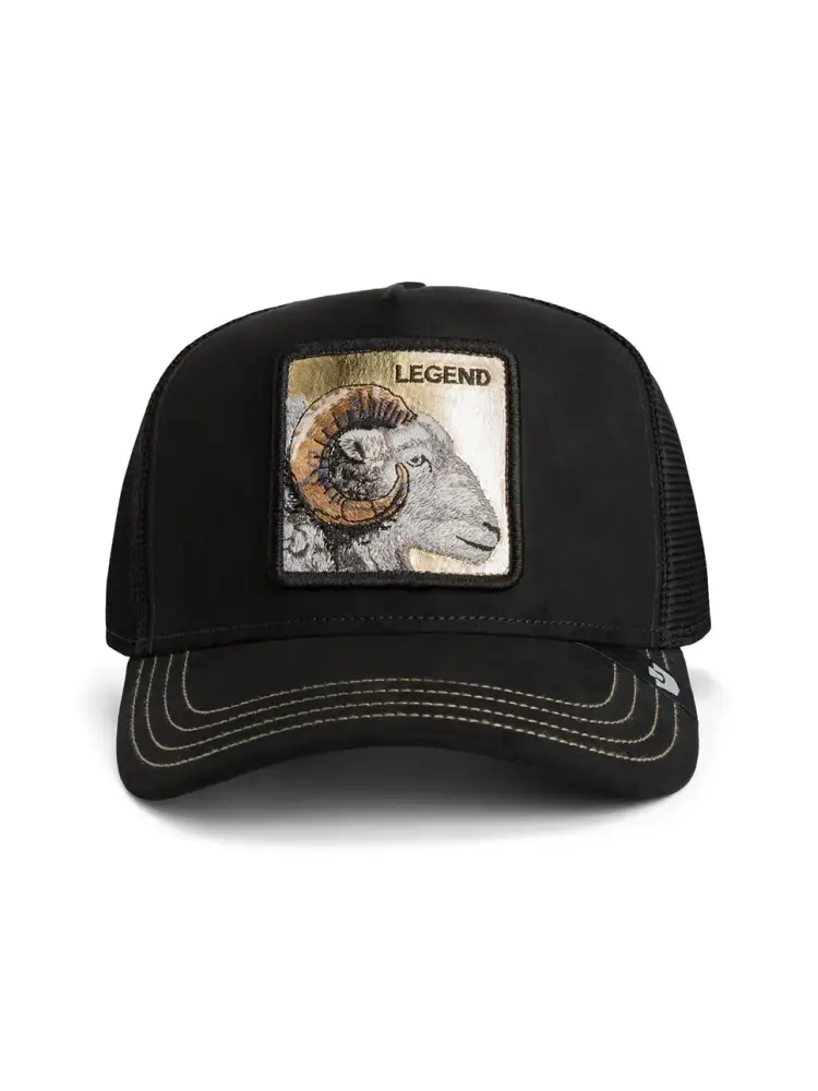 cappello nero uomo unisex regolabile legend