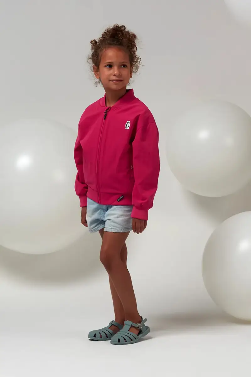 giacca bomber bambini BRIGHT MONKEY colore rosa 251.9.1.588