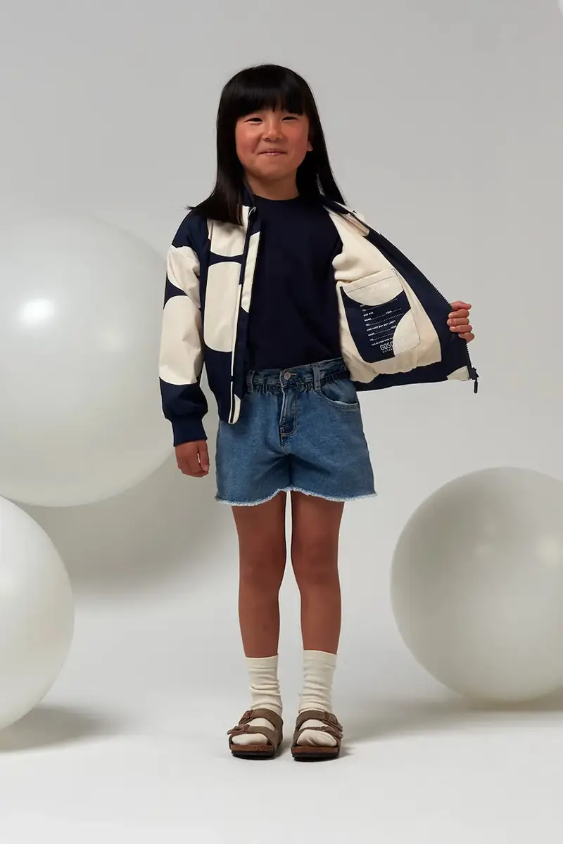 giacca bomber bambini PIG OUT colore blu navy 251.9.1.594 miniatura 5