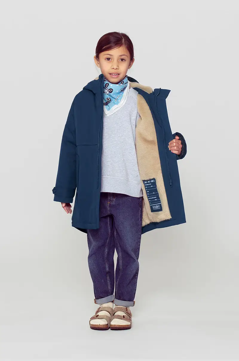 giacca per bambini DESERT FOX colore blu navy 100.9.1.514
