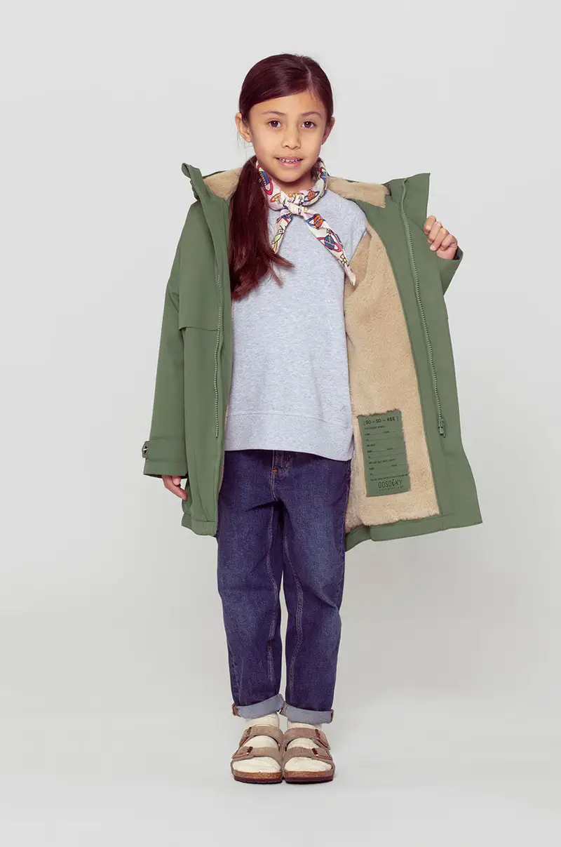 giacca per bambini DESERT FOX colore verde 242.9.1.514